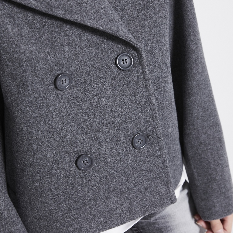 Short coat "Maggie star" Grey
